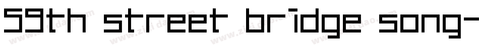 59th street bridge song字体转换